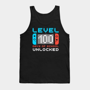 Game  Level 100 Days Of School Unlocked Boys Tank Top